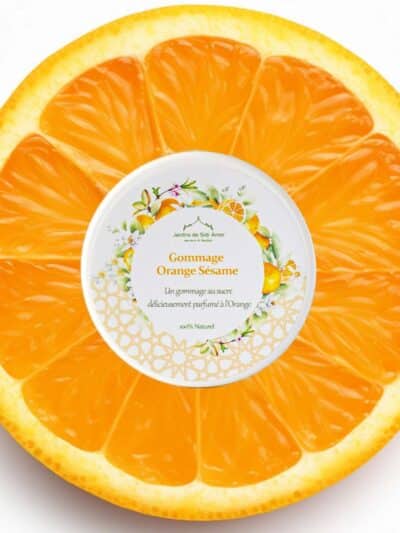 gommage orange sésame