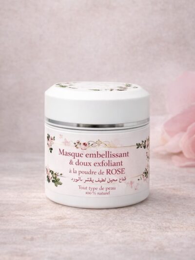 Masque embellissant à la rose naturelle en poudre 30 g Jardins Sidi Amor